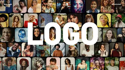 Mosaic Logo Opener Logo Stings template preview