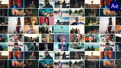 Mosaic Logo Opener Openers template preview