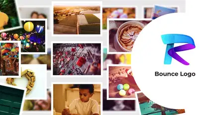 Mosaic Logo Reveal Logo Stings template preview