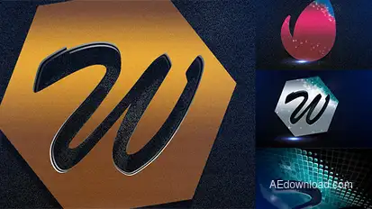 Mosaic Metal Logo Logo Stings template preview