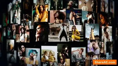 Mosaic Photo Openers template preview