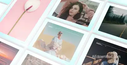 Mosaic Photo Album - Minimal Clean Modern Product Promo template preview