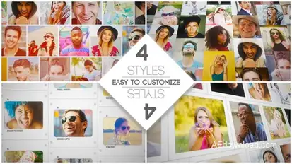 Mosaic Slides Logo Opener Logo Stings template preview