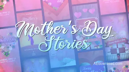 Mother's Day Stories Product Promo template preview
