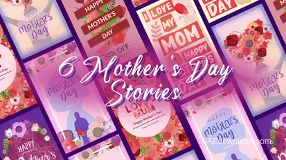 Mother's Day Stories Titles template preview