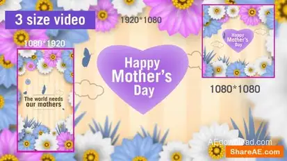 Mothers day Openers template preview