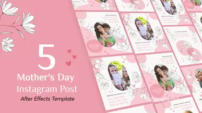 Mothers Day Instagram Post Openers template preview
