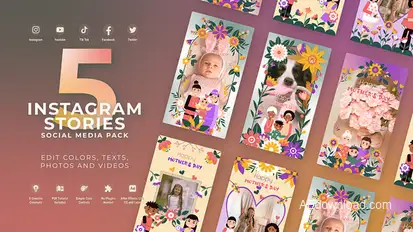 Mothers Day Instagram Stories Product Promo template preview