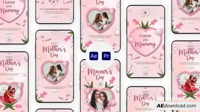Videohive Mothers Day Instagram Story 57696192 Elements template preview