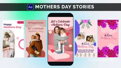 Mothers Day Stories Openers template preview