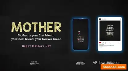 Mothers Day Text Opener Openers template preview