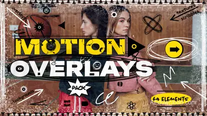 Motion Overlay Pack Elements template preview