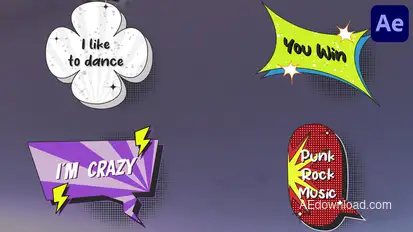 Motion Titles for After Effects Titles template preview