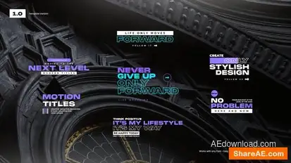 Motion Titles Package Openers template preview