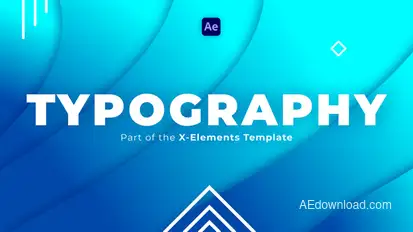 Motion Typography | After Effects Elements template preview
