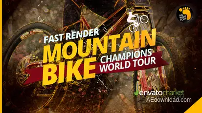 Mountain Bike Promo broadcast-packages template preview
