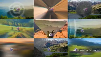 Mouse Click Transition Elements template preview