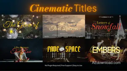 Movie Title Cinematic Titles template preview