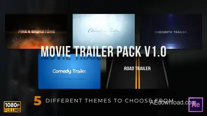 Movie Trailer Variety Pack v1.0 Titles template preview