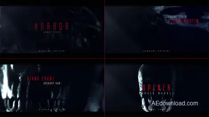 Movies Titles Openers template preview