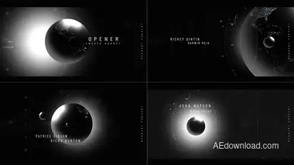 Movies Titles Openers template preview