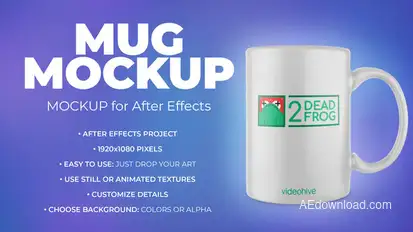 Mug Mockup Template - Animated Mockup PRO Product Promo template preview
