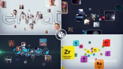 Multi Images Coporate Logo Logo Stings template preview