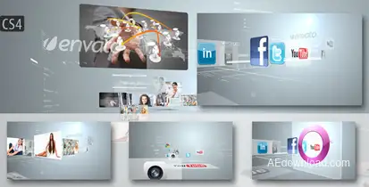 Multi Logo Intro Openers template preview