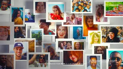 Community - Multi Photo Frames Logo Opener Logo Stings template preview