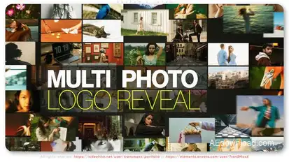 Multi Photo Logo Reveal Logo Stings template preview