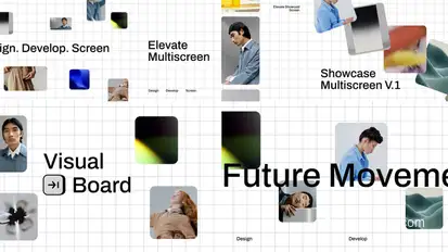 Multi Screen Intro After Effect Template Video Displays template preview