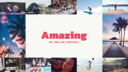 Multi Screen Intro Video Displays template preview