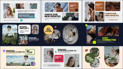 Multi Screen Pack Video Displays template preview