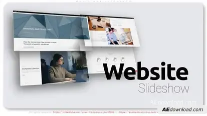 Multi Web Slideshow Product Promo template preview