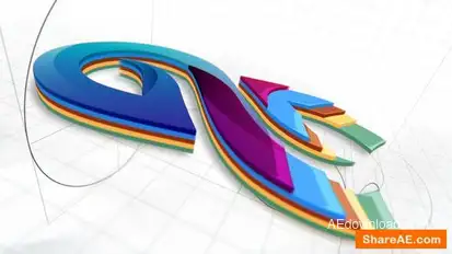 Multicolor Logo Logo Stings template preview