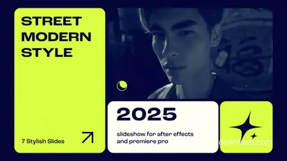 Multiframe Slideshow Openers template preview