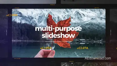 Multipurpose Slideshow / Travel Journey Opener / Memories Photo Album / Positive Gallery Video Displays template preview