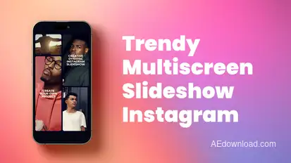 Multiscreen Instagram Slideshow Openers template preview
