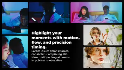 Multiscreen Intro Openers template preview