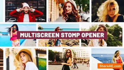 Multiscreen Logo Openers template preview
