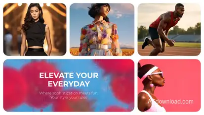 Multiscreen Opener with Glass Effect Openers template preview