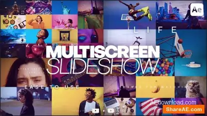 MultiScreen Slideshow Openers template preview