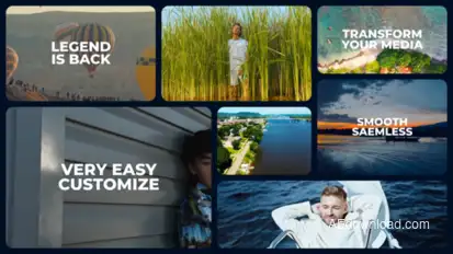 Multiscreen Slideshow Video Displays template preview