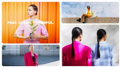 Multiscreen Slideshow Elements template preview