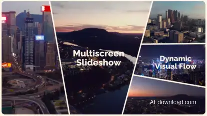 Multiscreen Slideshow Video Displays template preview