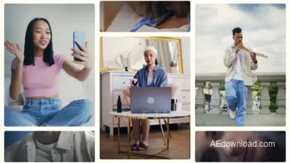 Multiscreen Slideshow Openers template preview