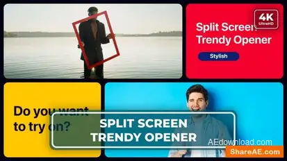 Multiscreen Slideshow Opener | Split Screen Openers template preview