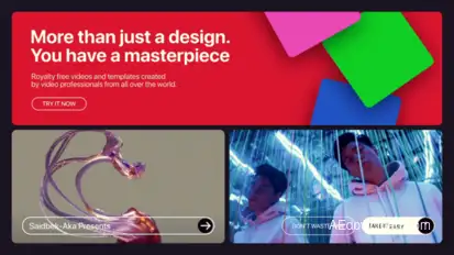 Multiscreen Slideshow Promo Video Displays template preview