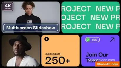 Multiscreen Slideshow Stunning Openers template preview