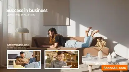 Multiscreen Split Slideshow Openers template preview